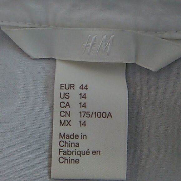 H & M White Ruffly Blouse - Picture 5 of 7